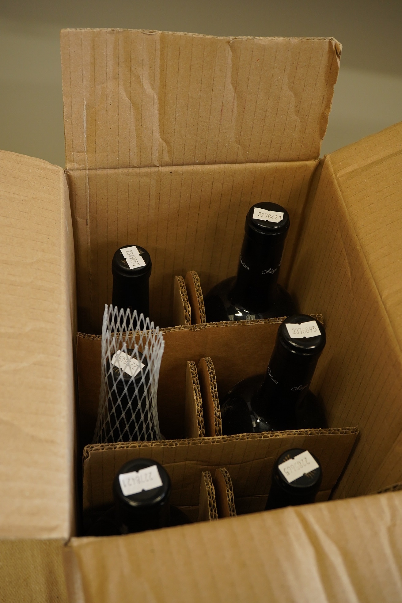 A mixed parcel of Portuguese Alentejo red and white wine